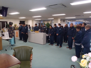 画像：平成27年新年安全祈願祭及び社内安全会議開催1