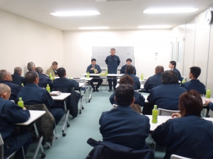 画像：2/21社内安全会議開催(芳賀俊一講師講習)2