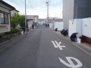 画像：地域貢献活動を行いました。2