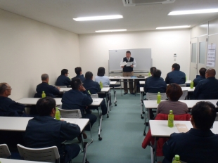 画像：3/5社内安全会議開催（芳賀俊一講師）3