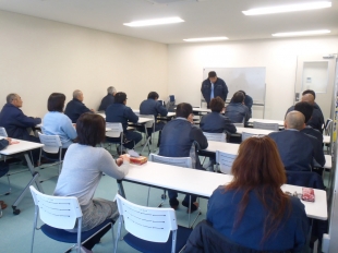 画像：平成30年1月度社内安全会議開催1