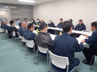 画像：平成31年3月度社内安全会議2