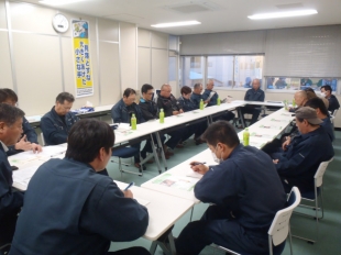 画像：平成31年4月度社内安全会議2