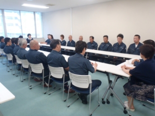 画像：令和元年8月度社内安全会議2