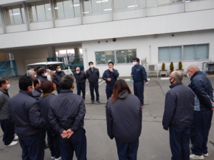 画像：令和3年新年仕事始め朝礼2
