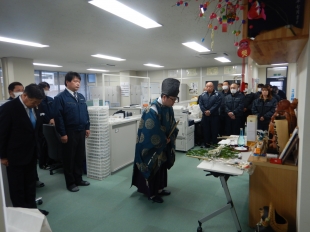 画像：令和6年新年安全祈願祭及び1月度社内安全会議1