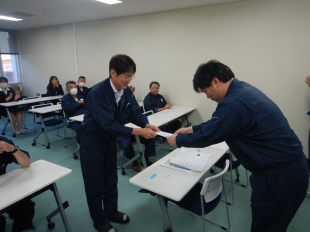 画像：令和6年8月度社内安全会議4